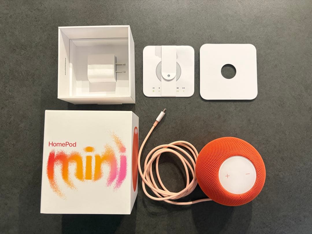 【美品】apple Pod miniオレンジ MJ2D3J/A