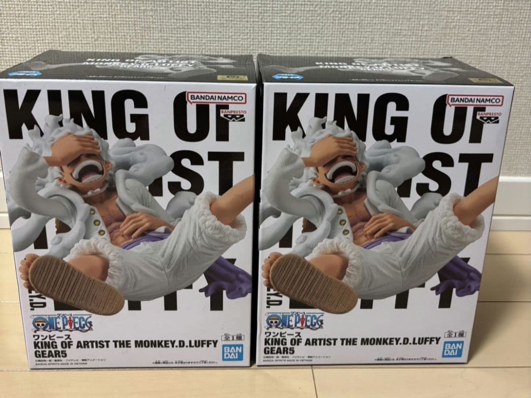 フィギュア2点 ワンピース キングオブアーティスト モンキー・D・ルフィ ギア5
