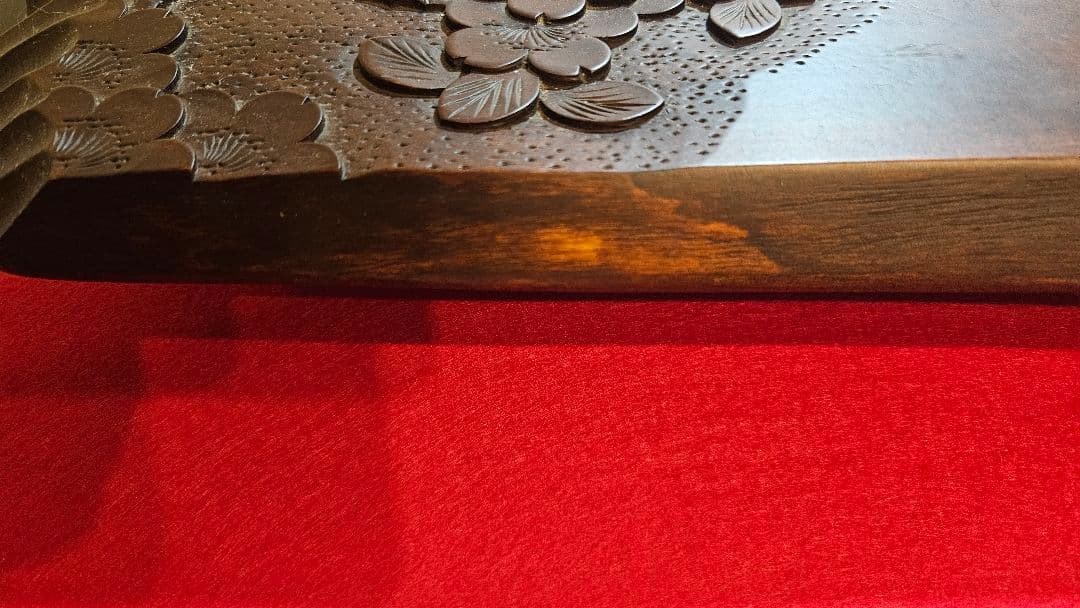 軽井沢彫り 花台 飾り台 大坂屋家具店