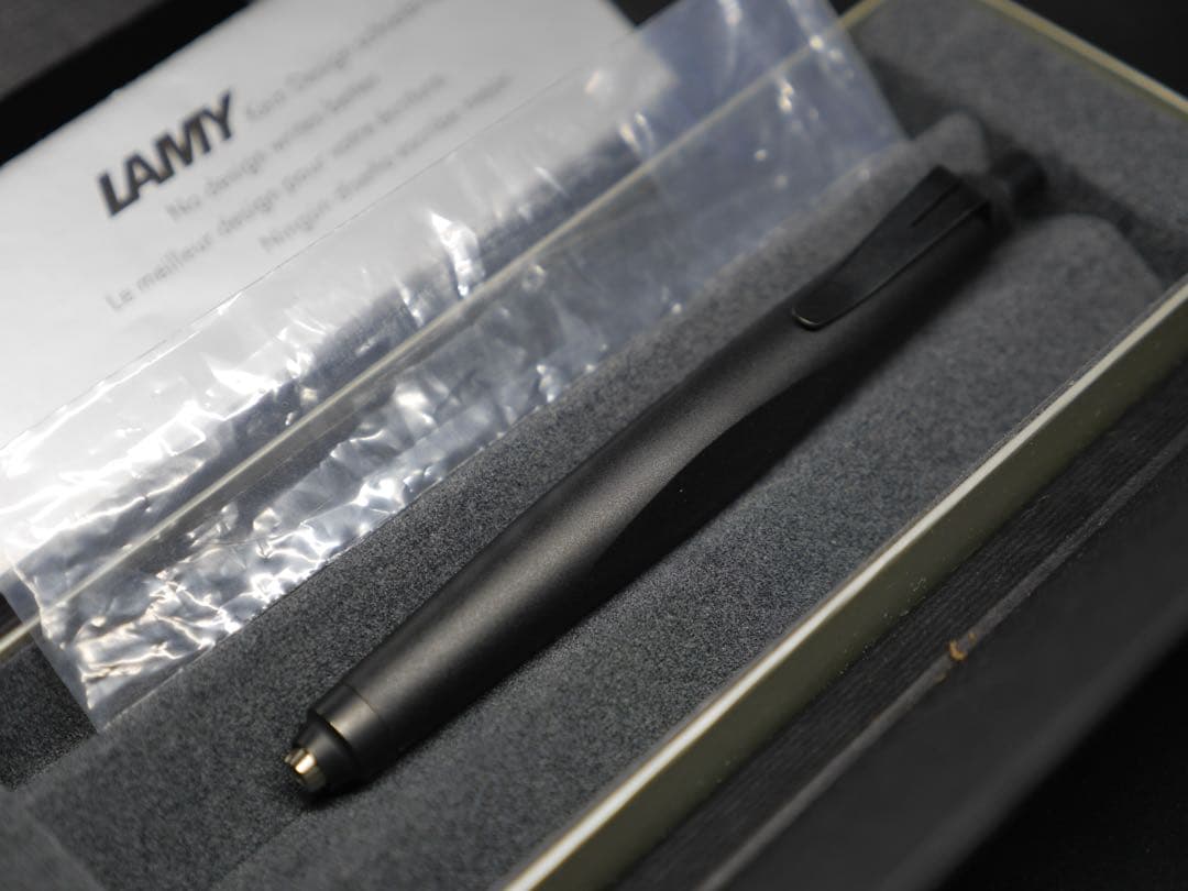 出品25日まで　LAMY スクリブル ブラック 芯ホルダー3.15mm