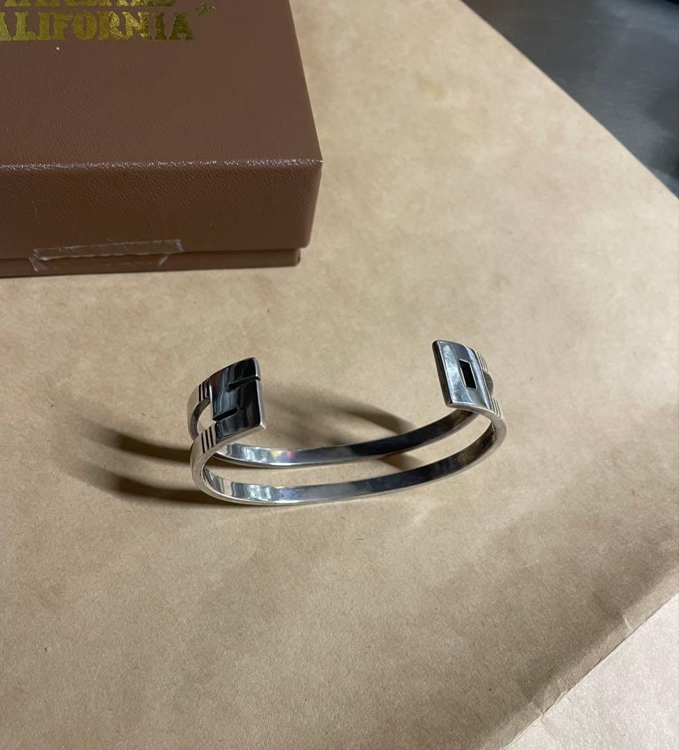 スタンダードカリフォルニア×ラリースミススターリングシルバーダブルバングル