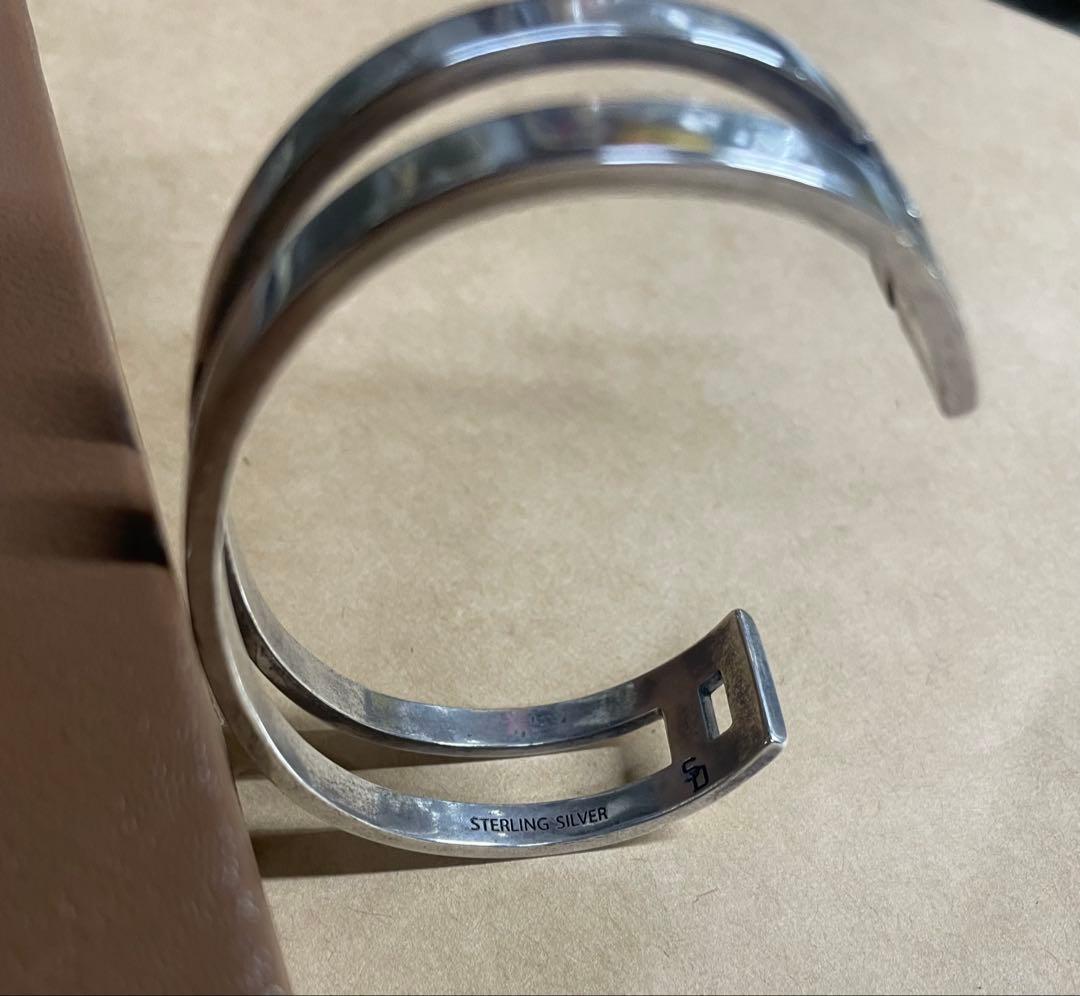 スタンダードカリフォルニア×ラリースミススターリングシルバーダブルバングル