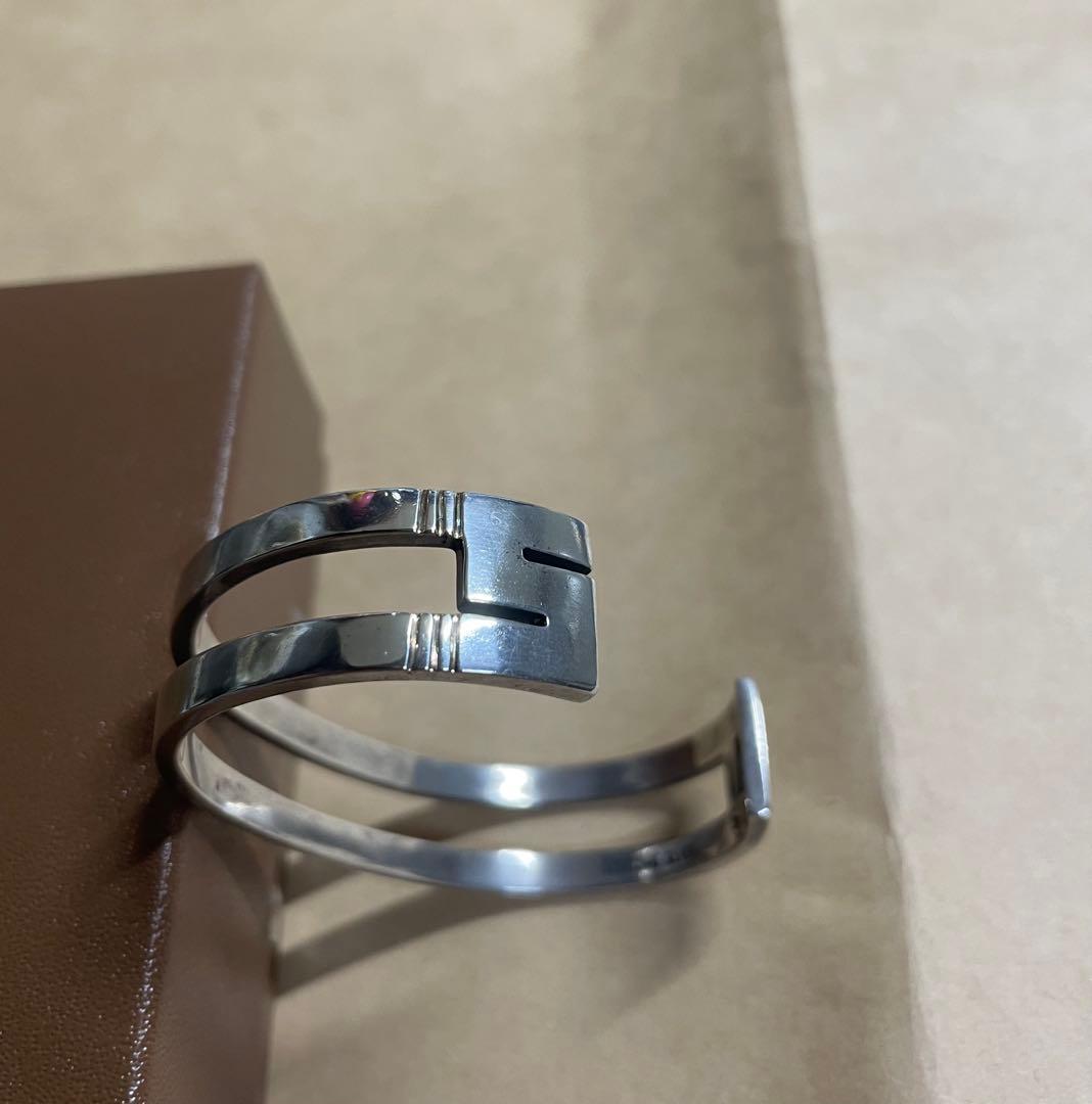 スタンダードカリフォルニア×ラリースミススターリングシルバーダブルバングル