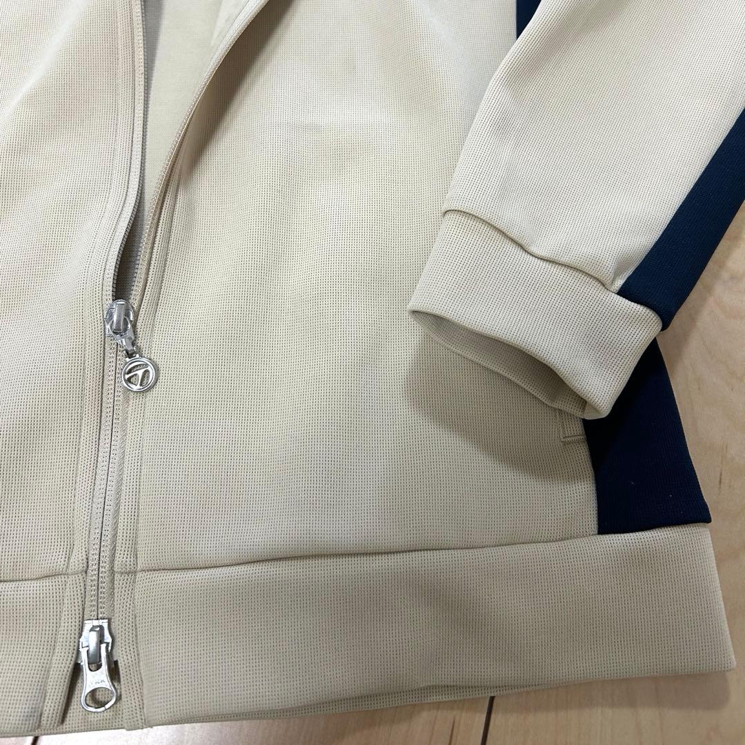 テーラーメイド　ジップジャケット　ブルゾン　ダブルジップ　ベージュ　M