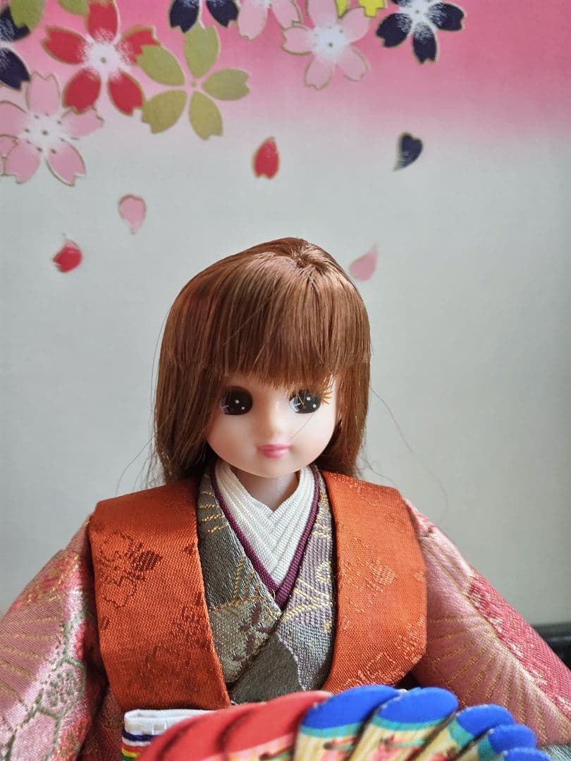 雛人形　リカちゃん 　はると君　親王雛セット　リメイク品　⑦