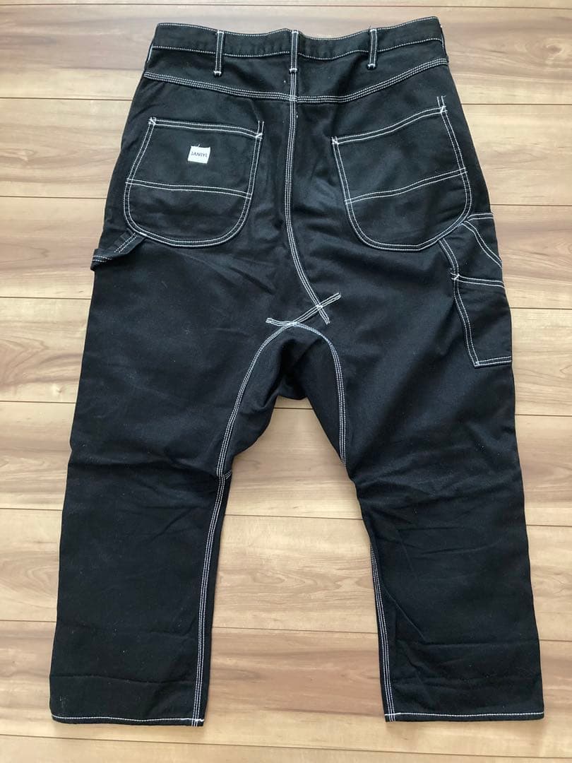 希少Lサイズ GANRYU 名作 サルエル　ブラック　パンツ ガンリュウ