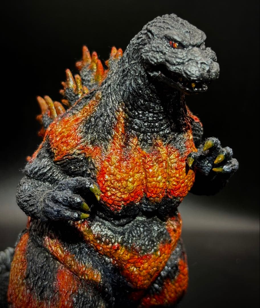 くまろいど　海洋堂　ゴジラ（1995）ソフビ組立キット　完成品