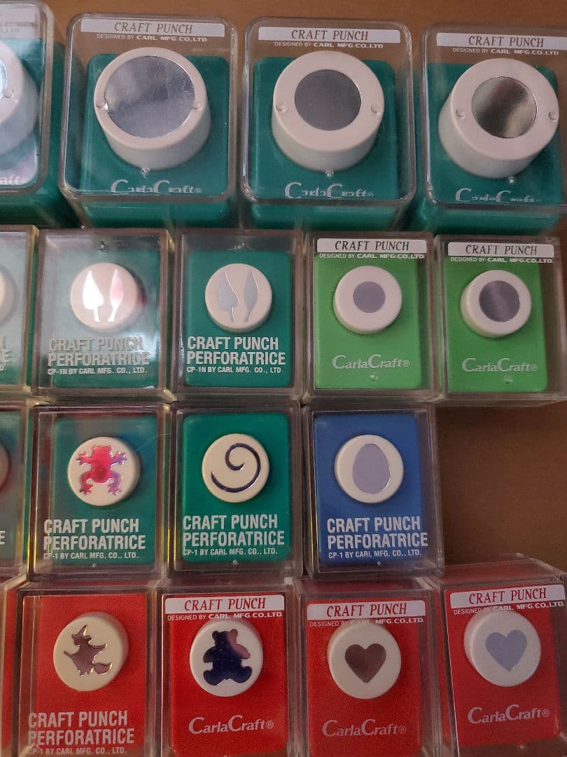 値下げしました↓未使用21個プラスオマケ　カール　クラフトパンチ