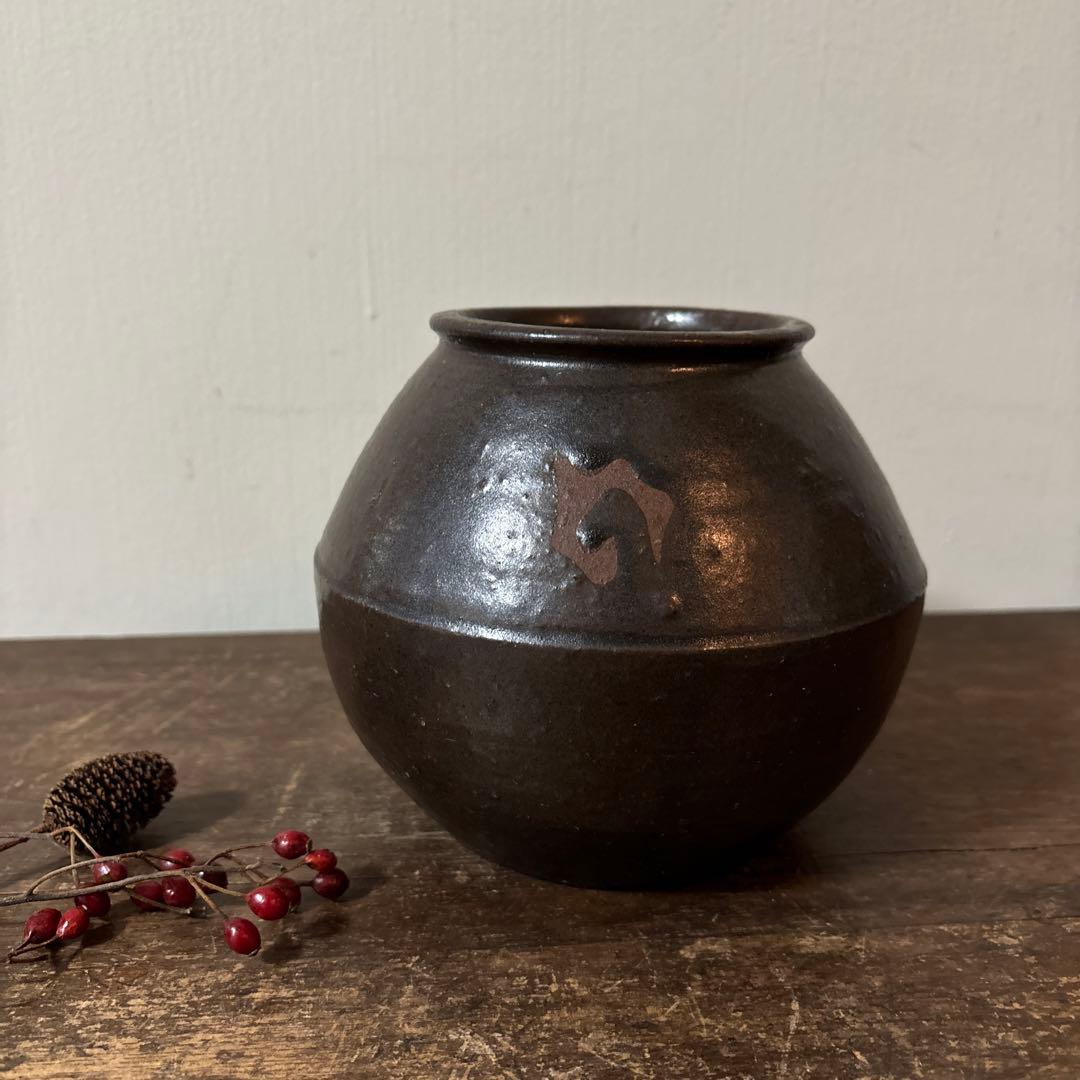 韓国アンティーク　壷　オンギ 李朝　その 22 検：骨董品.花器.コウケンテツ