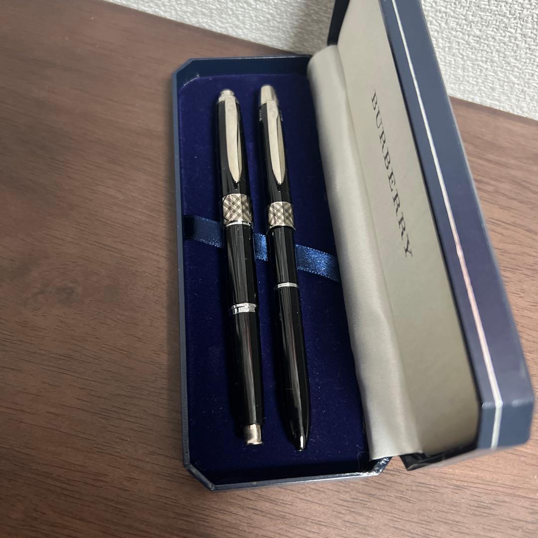 廃盤 BURBERRY バーバリー シャーペン 多機能ペン セット