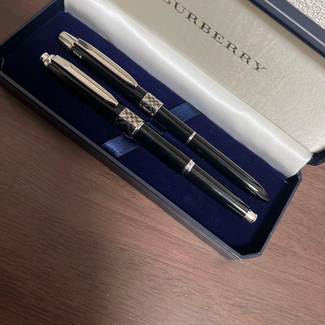 廃盤 BURBERRY バーバリー シャーペン 多機能ペン セット