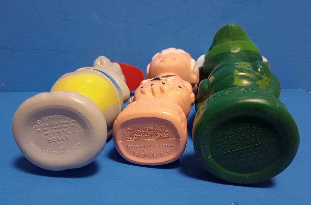 1960s 米国ビンテージsoaky ソーキー ソープボトル×３突貫カメ君、他