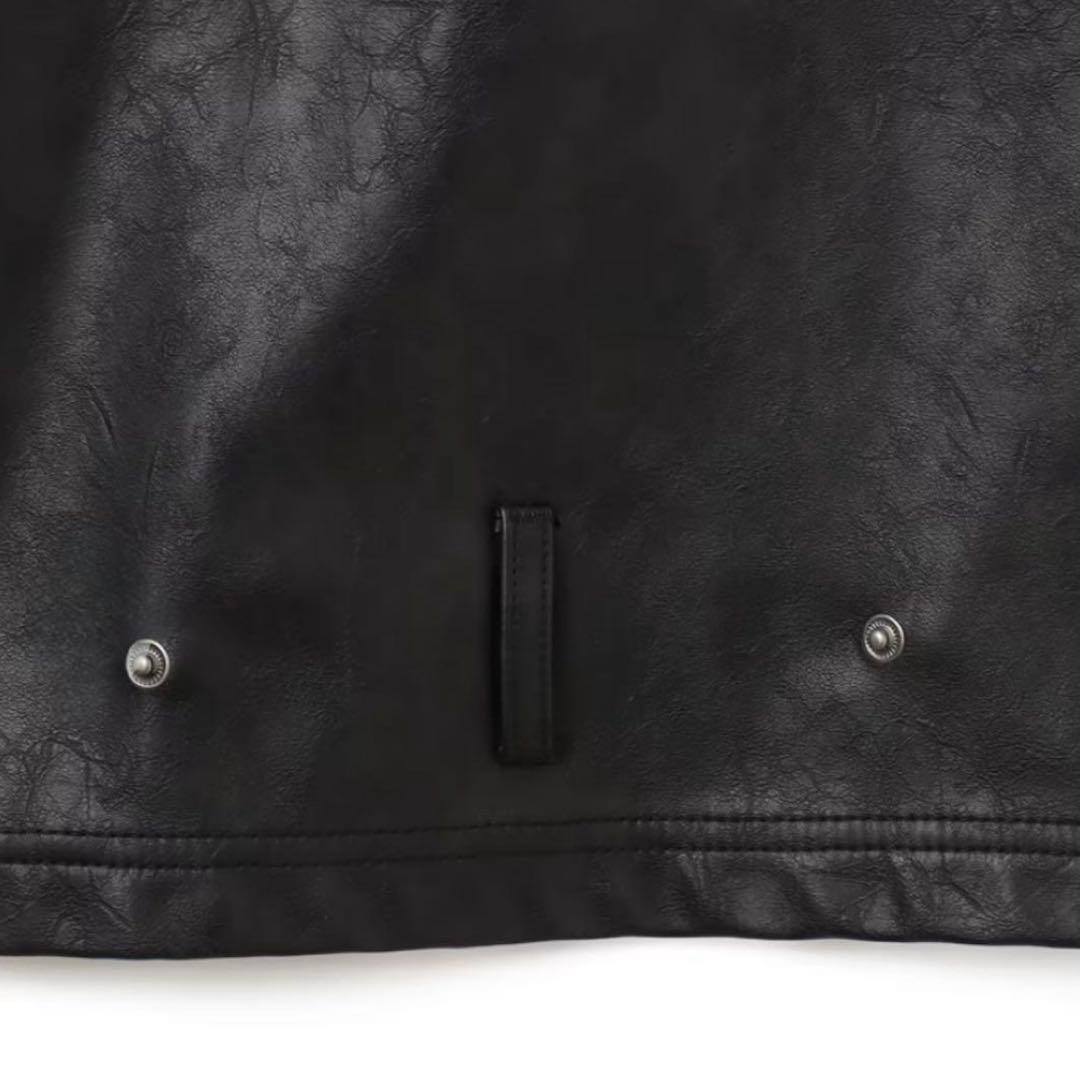 【男女兼用】新品28 Adidas adilenium ビンテージ レザーパンツ