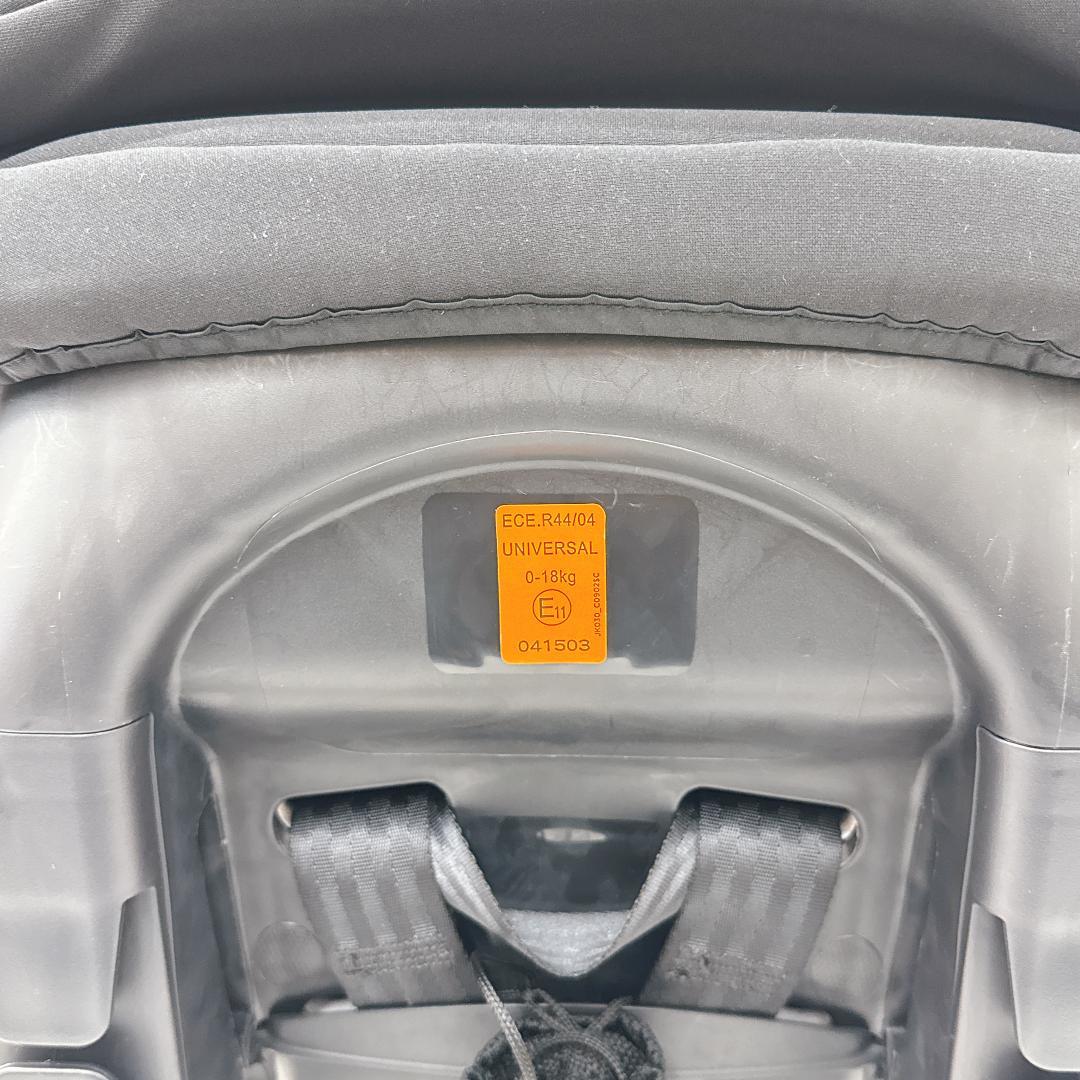 【美品】Joie チルト キャノピー付　ギンガムチェックブラック