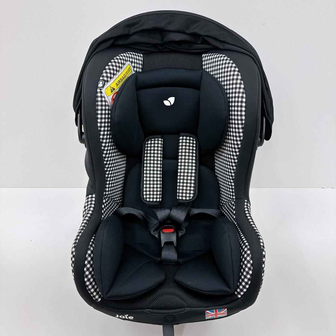 【美品】Joie チルト キャノピー付　ギンガムチェックブラック