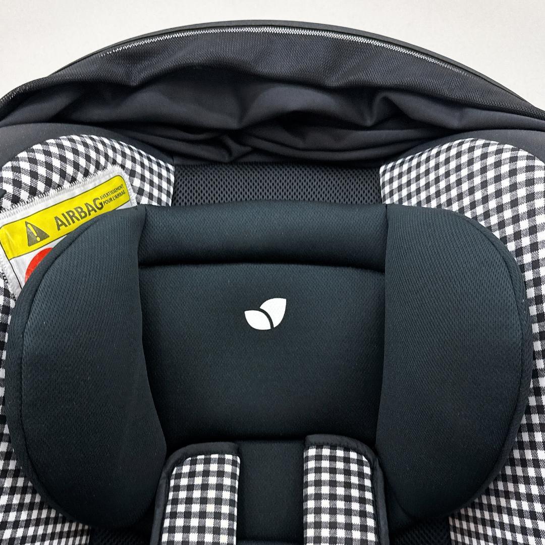 【美品】Joie チルト キャノピー付　ギンガムチェックブラック