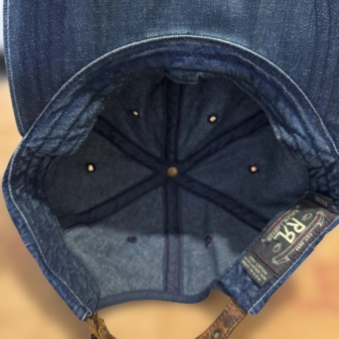 RRL ダブルアールエル　デニムキャップ　アメリカ製