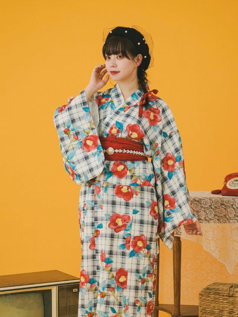 kutir 【クティールとレトロ】2wayレトロ浴衣セット