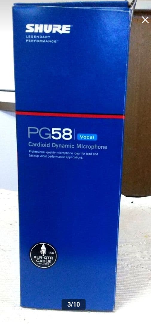 良品！SHURE ダイナミックマイクとARIA AG-10Xギターアンプセット