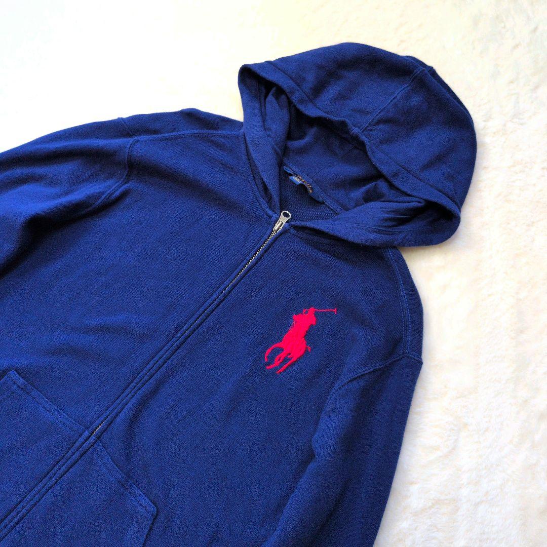 【トレンド】ポロラルフローレン ビッグポニー ジップパーカー XS