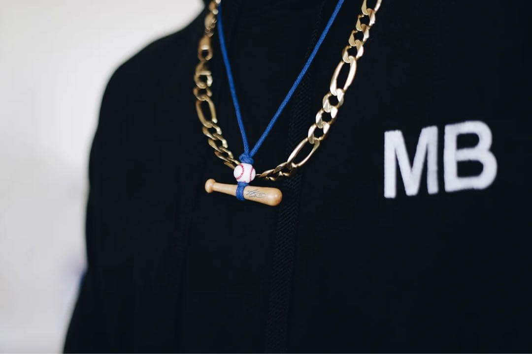 【1個限定‼︎】ムーキー　ベッツ　ネックレス　ドジャース　天然木製