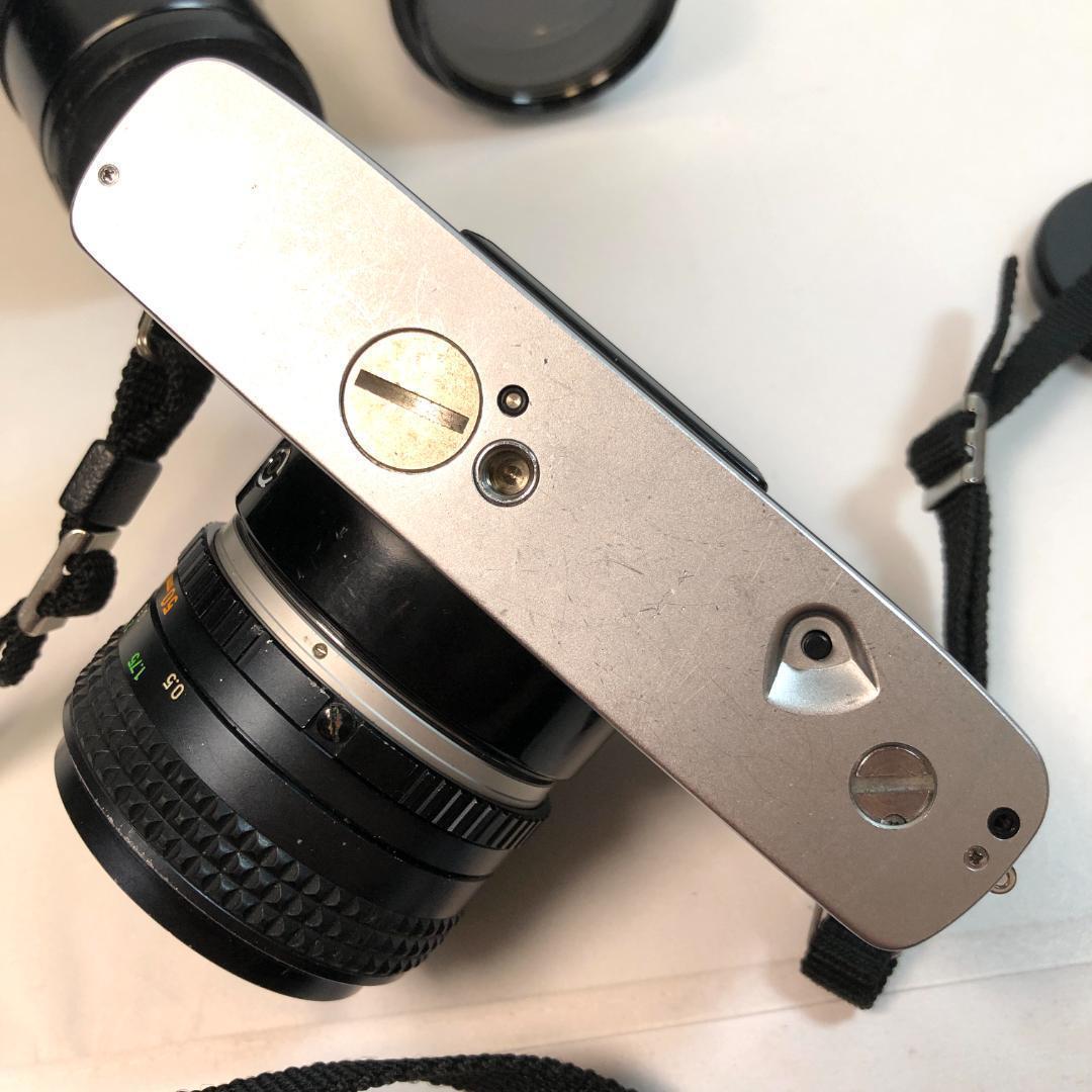 MINOLTA XG-E +レンズ3本セット　MF　ズーム、単焦点【動作確認済】