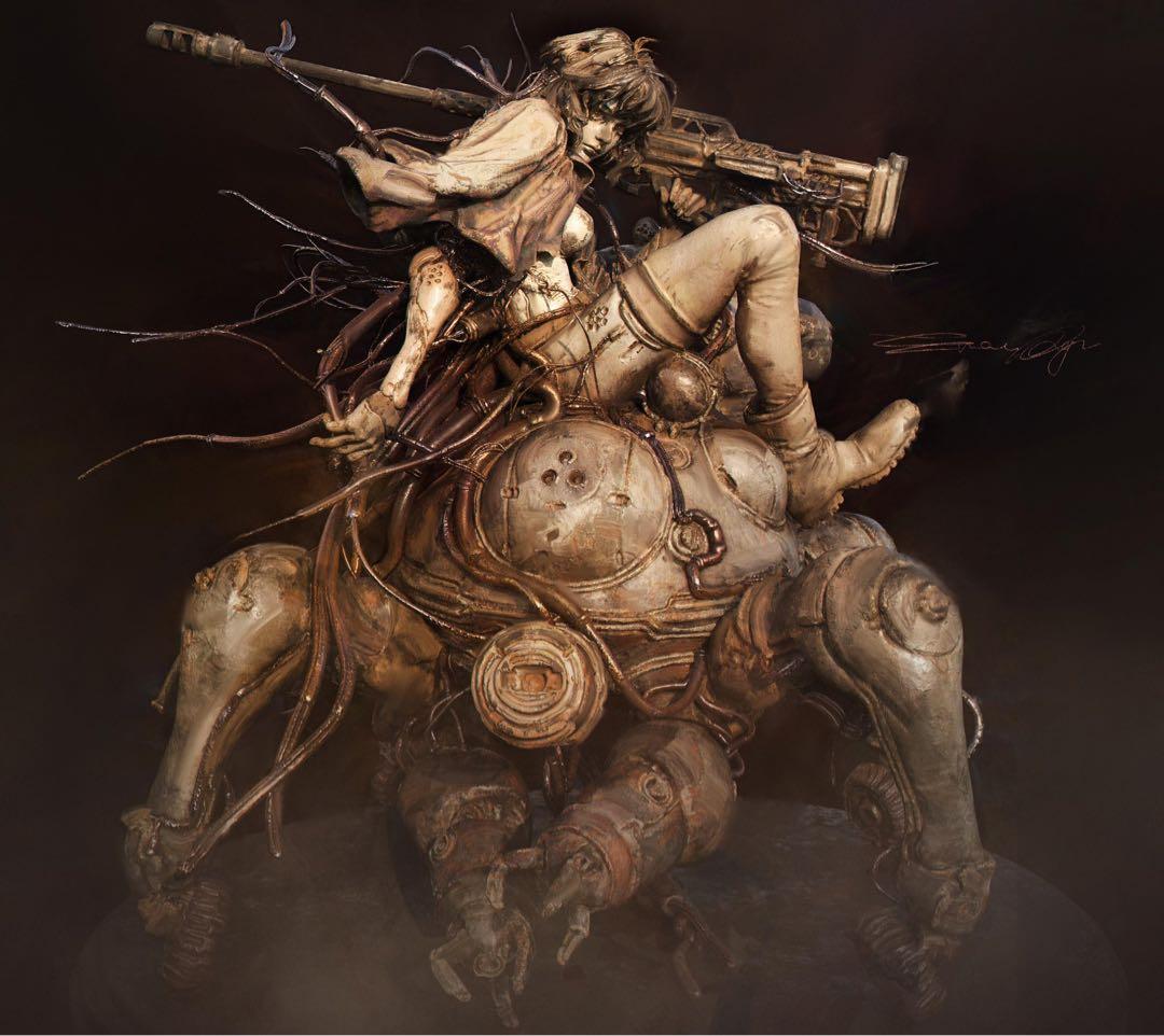 攻殻機動隊　草薙素子　タチコマEntei ryu ワンフェス　wf2025w