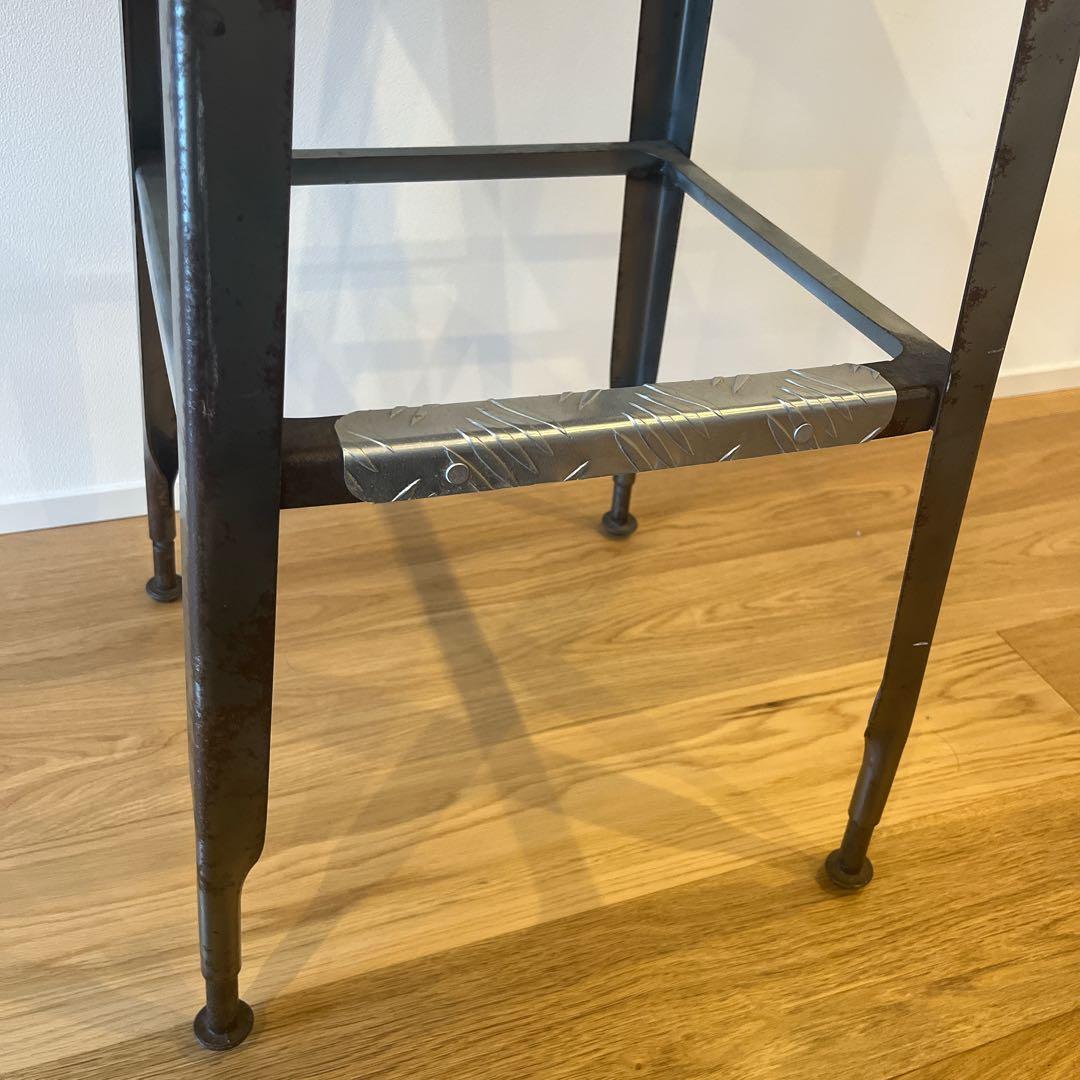 【2脚】DULTON バーチェア 100-213ガルバリウム合金 アンティーク