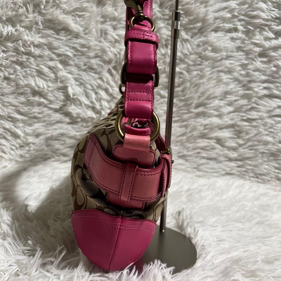 【希少色】COACH コーチ ワンショルダー 斜め掛け 2way ピンク
