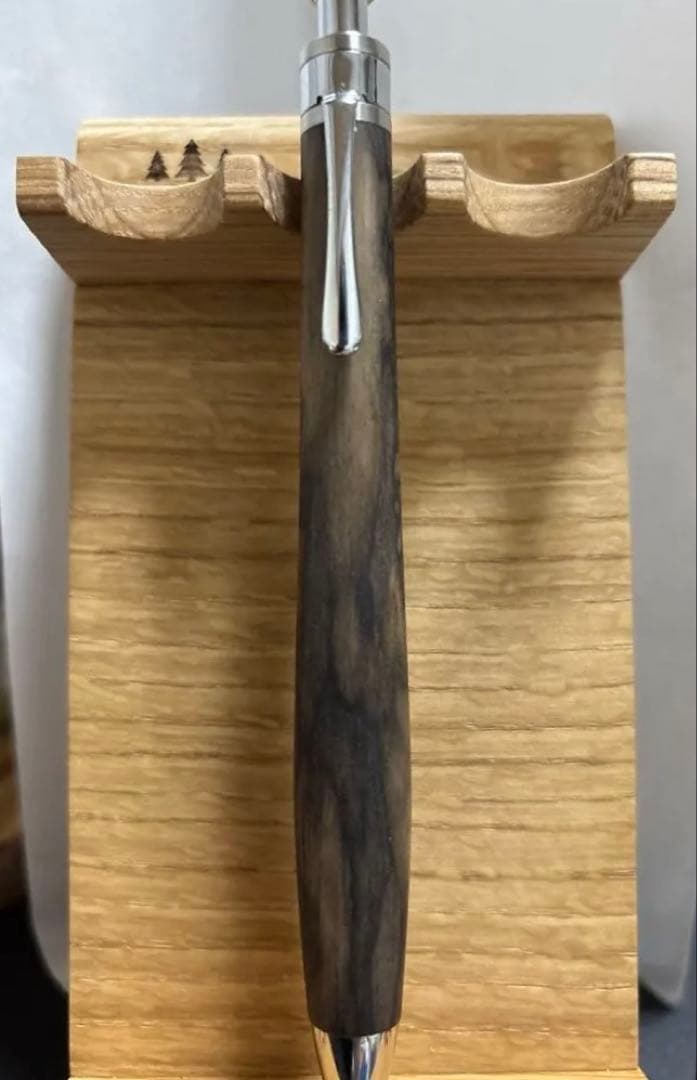 〈本日限定〉工房楔　黒柿孔雀杢　シャープペンシル