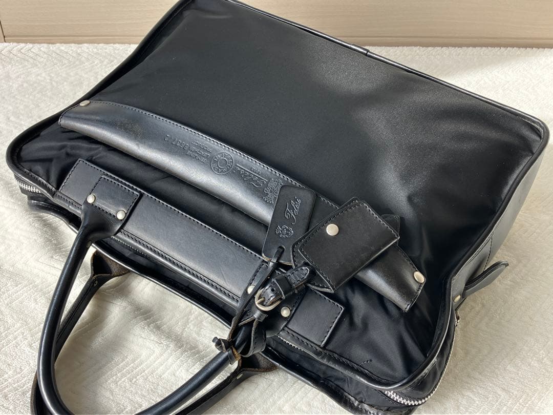 【美品★】Felisi フェリージ 8637/2 ビジネスバッグ ブラック 袋付