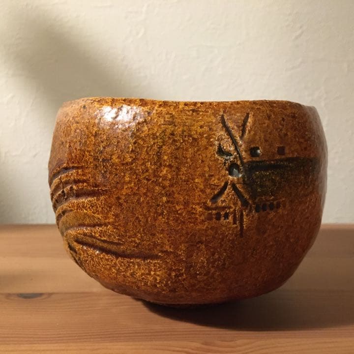 桂窯 御題 茶碗●共箱●ヴィンテージ茶道具