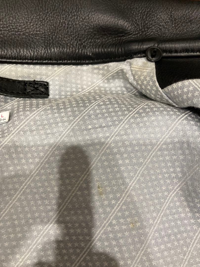 Z*o様 Deluxe Clothing ブラック レザージャケット L