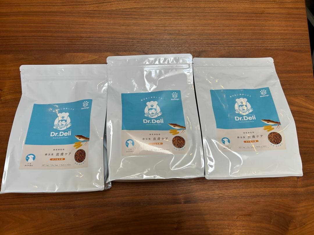 Dr.Deli 療法食 皮膚ケア 1kg タラ&大麦