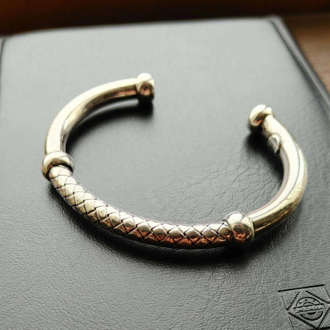BOTTEGA VENETA ボッテガヴェネタ ブレスレット シルバー バングル