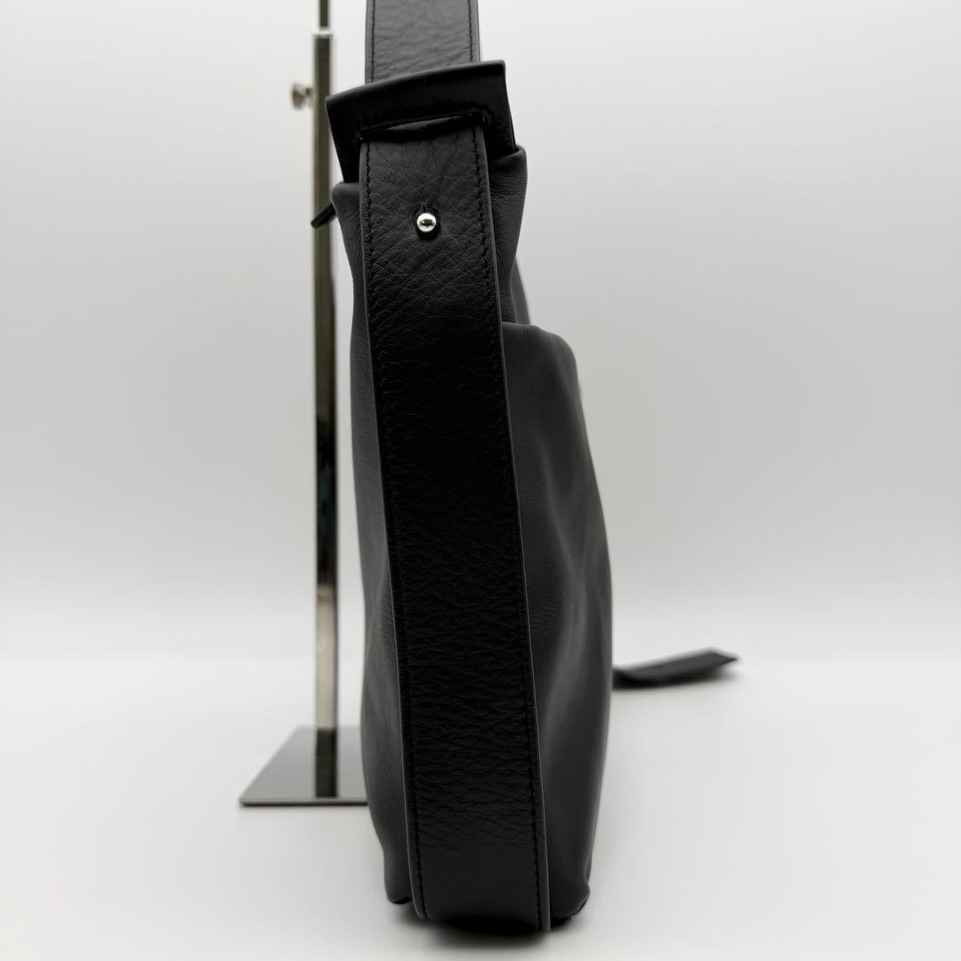 【極美品】ear PAPILLONNER 2WAYレザーショルダーバッグブラック