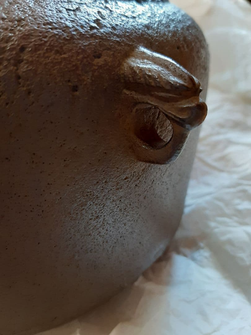 美品　茶道具　真形釜浜松紋　真形釜松絞（風炉用）木村一無