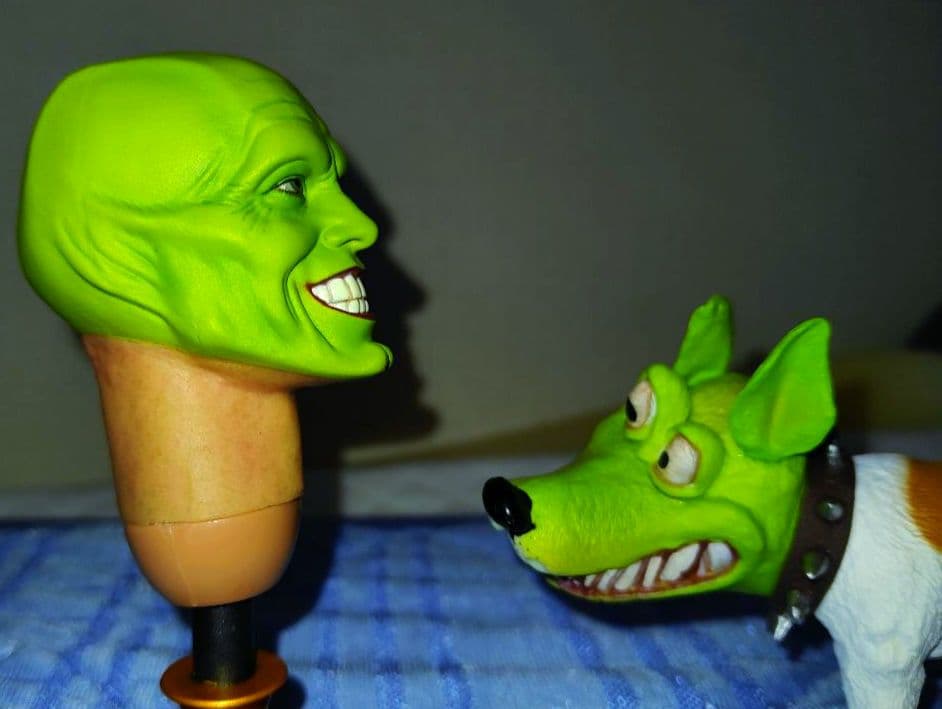 映画[MASK]1/6(ジム•キャリー＆マイロ)希少品!