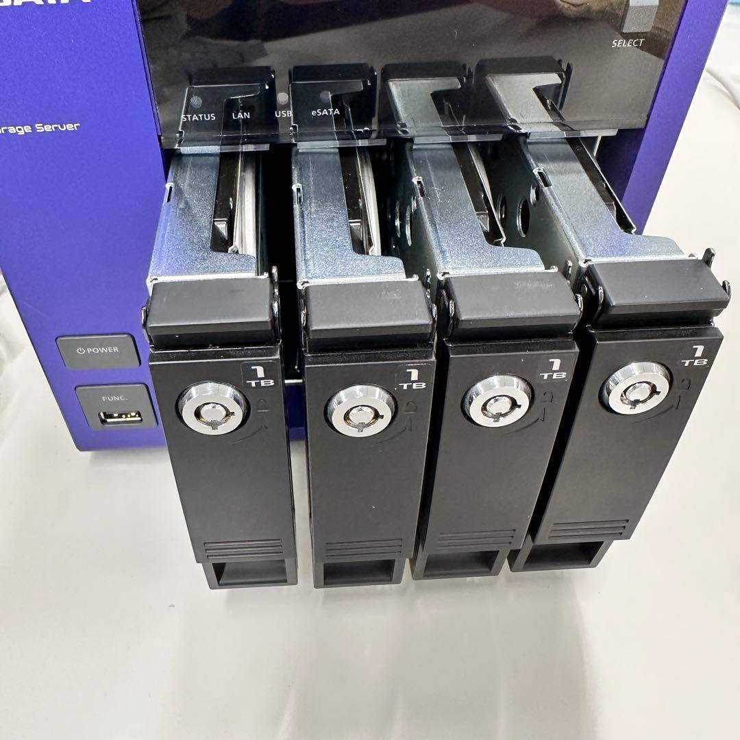 IO-DATA LAN DISK Z 1TB 4個