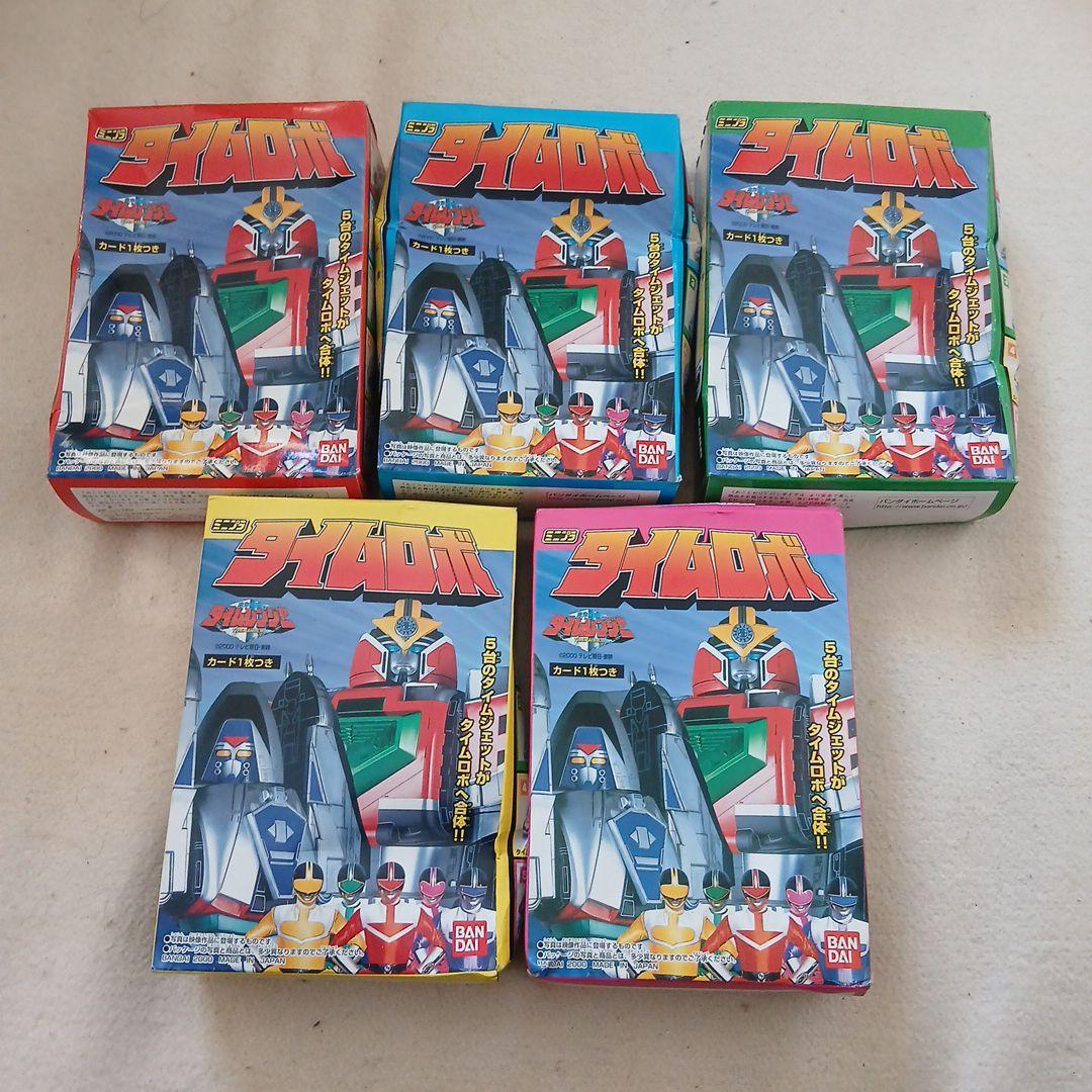 タイムレンジャー　タイムロボ　ミニプラ　カード1枚つき　食玩