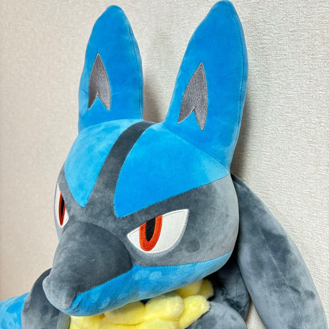 【美品】 ポケモン ルカリオ 等身大　ぬいぐるみ　タグ付