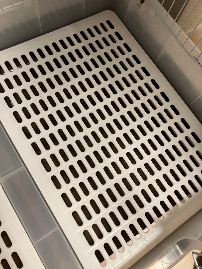 マルカンうさぎのカンタンおそうじケージワイドB フラワン（90x60x60cm）