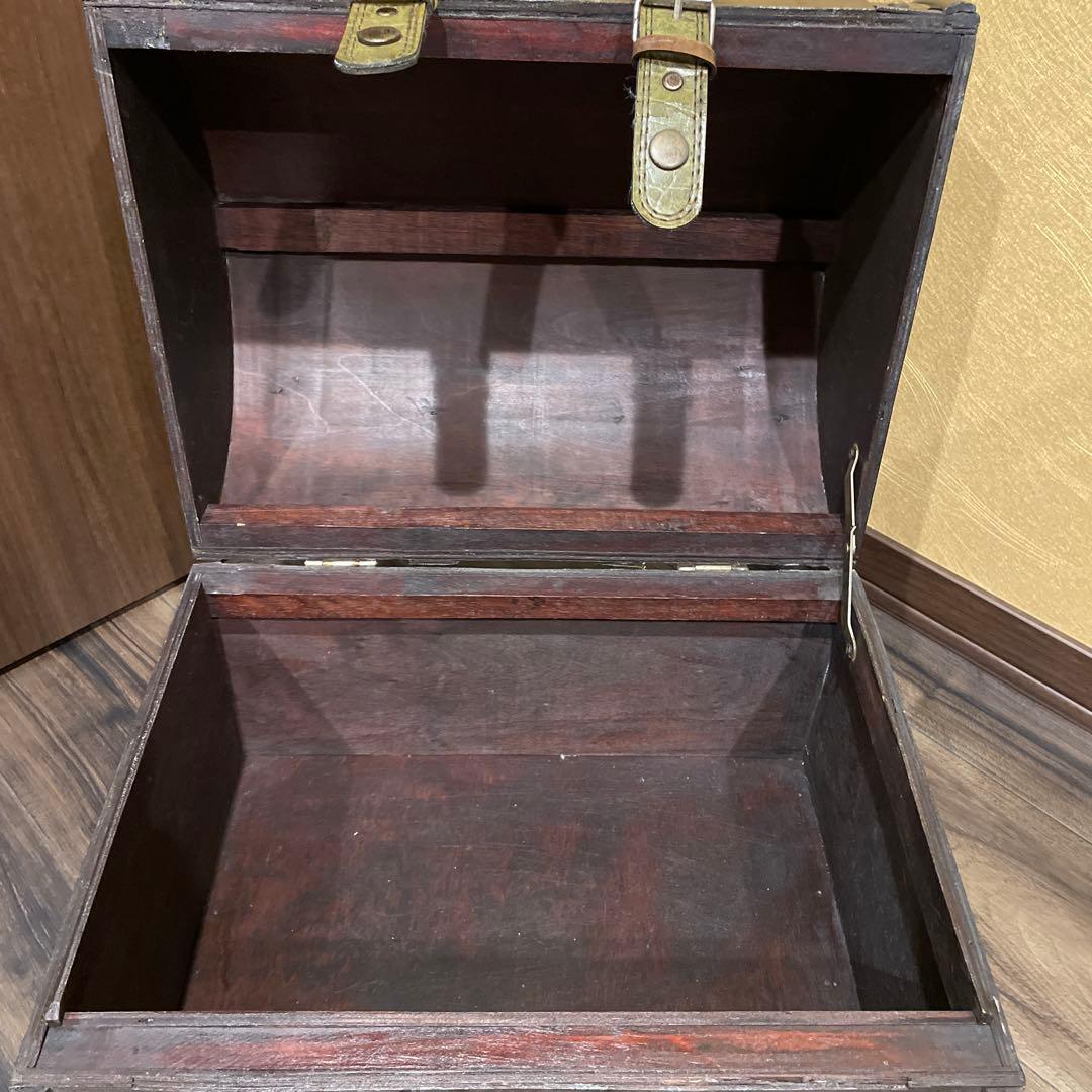 パチンコ　海物語　景品　宝箱　木製　本革　限定品