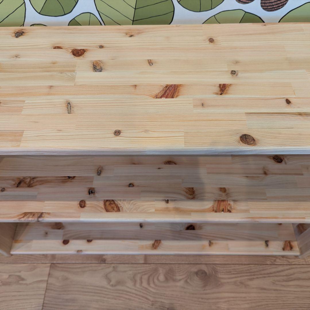 桧　木製棚　本棚　✨　木製ハンドメイド　トロファスト　モンテッソーリ　ヒノキ