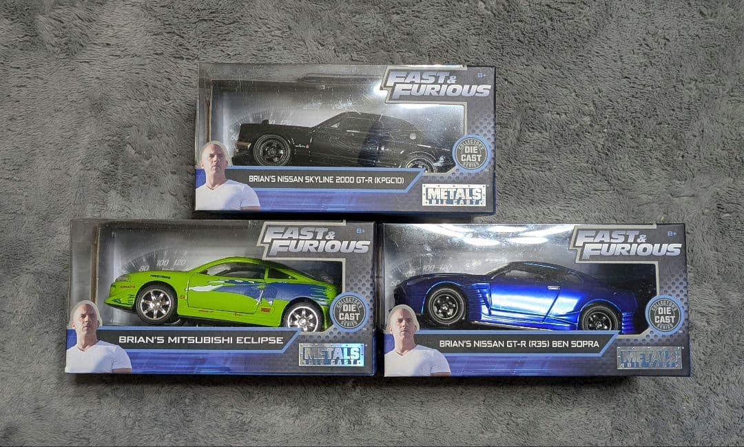 クレシル様　ワイルド・スピード ミニカー6台セット