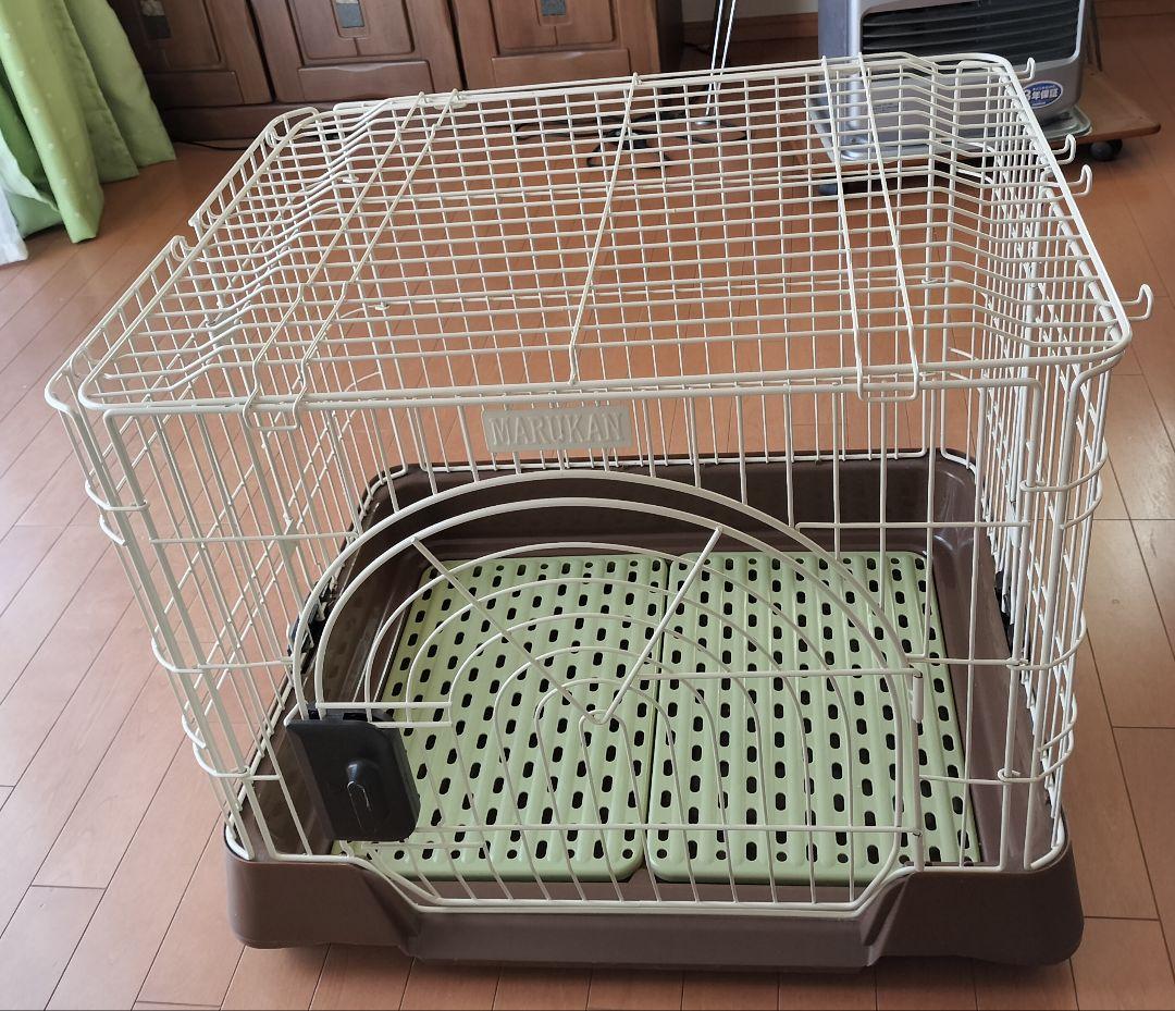 MARUKAN 　マルカン動物用ケージ ホワイト・ブラウン