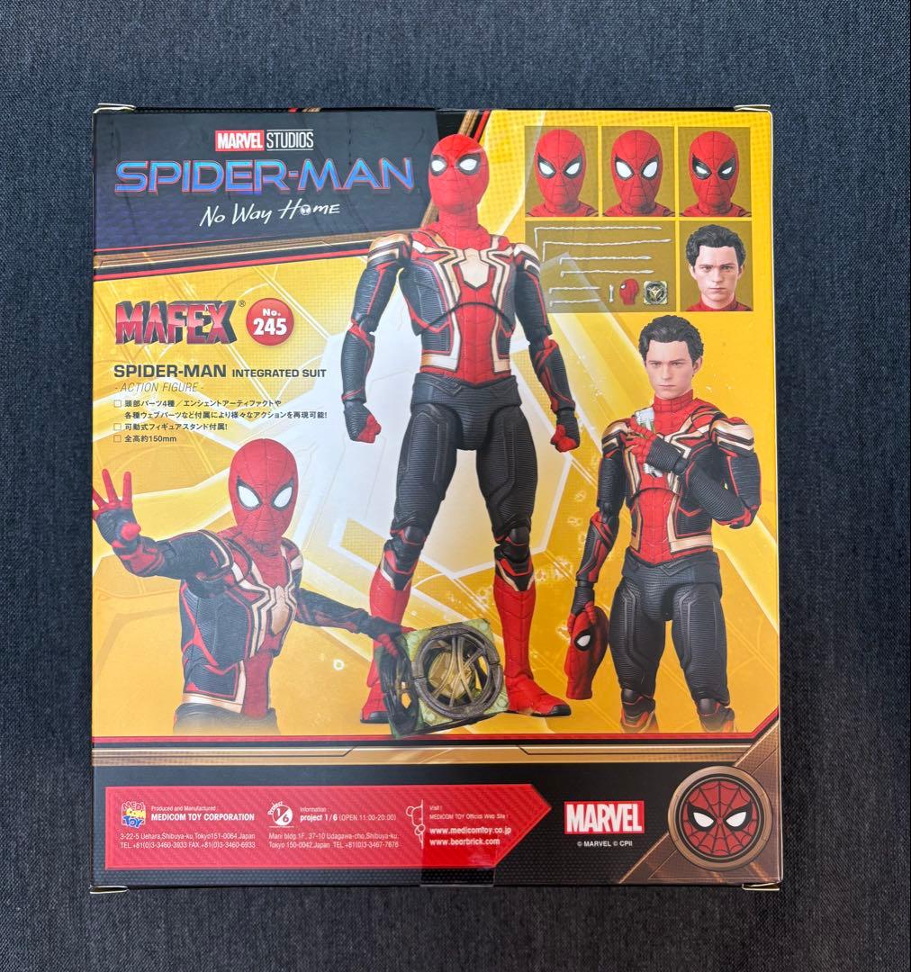 【極美品】MAFEX スパイダーマン インテグレテッドスーツ