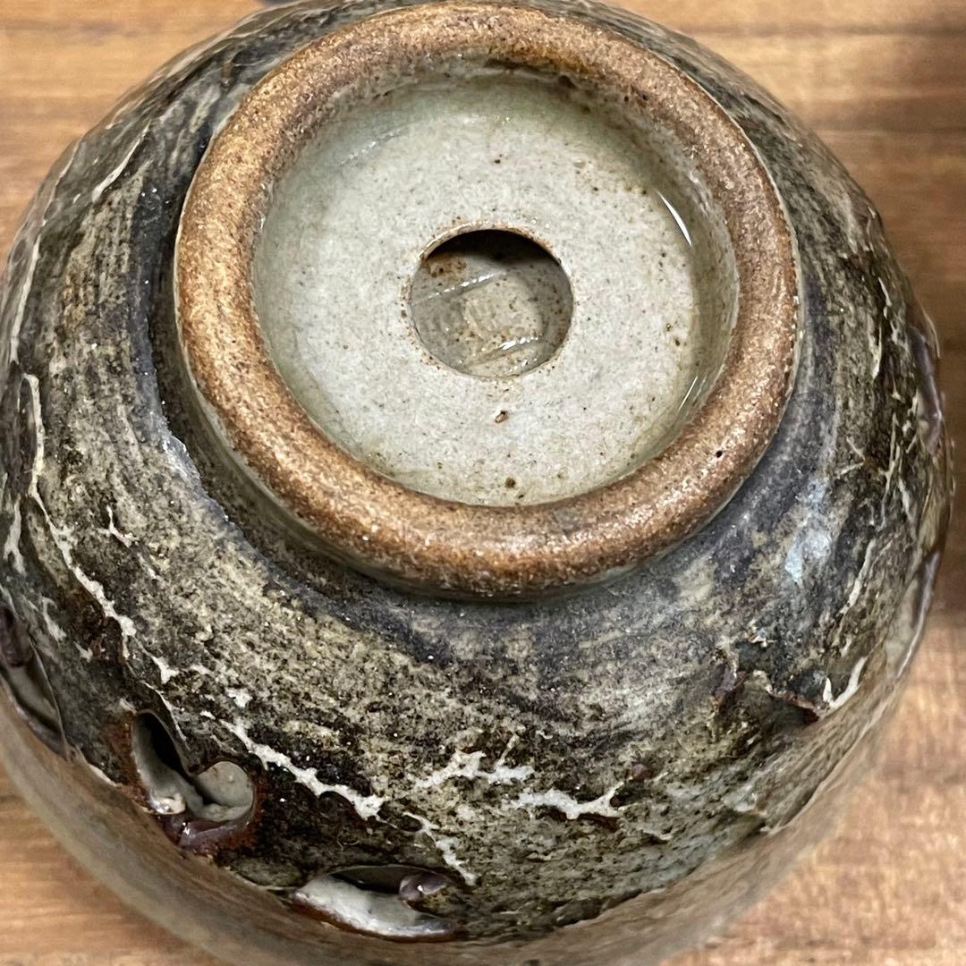 骨董☆二重焼☆茶器セット☆陶器☆急須☆湯呑み☆木箱付き☆明治〜昭和