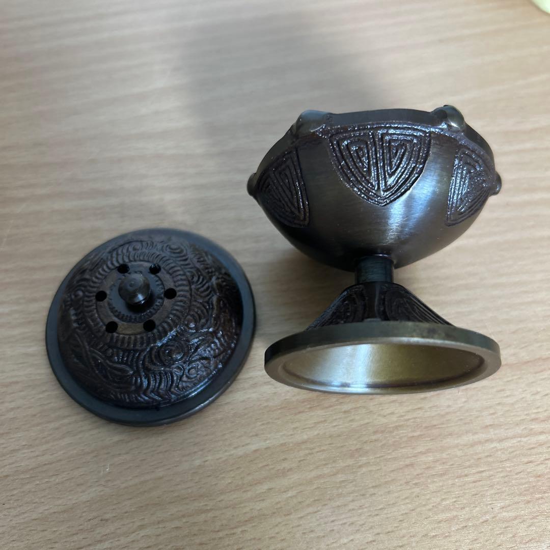 唐銅 七種蓋置 芳光造 茶道具 茶器 蓋置 共箱 共布 美品 です。