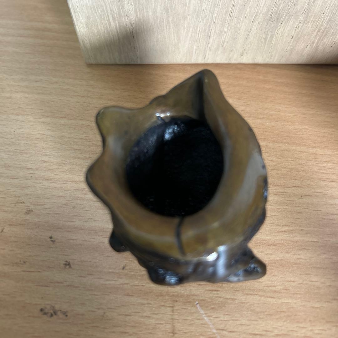 唐銅 七種蓋置 芳光造 茶道具 茶器 蓋置 共箱 共布 美品 です。